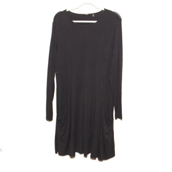 Betabrand The Sweatshirt Silk Blend Travel Swing Dress Size Medium - Picture 1 of 10